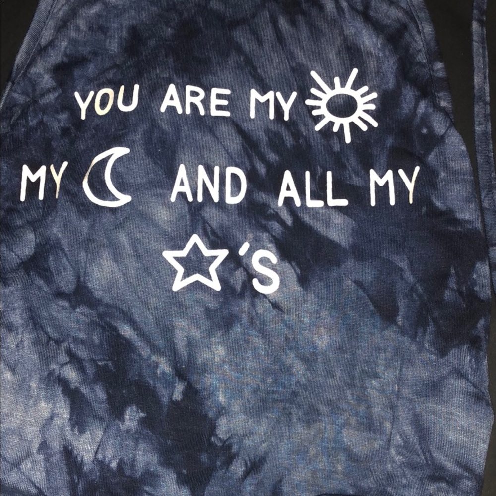You are my sun my moon and all my stars Halter top